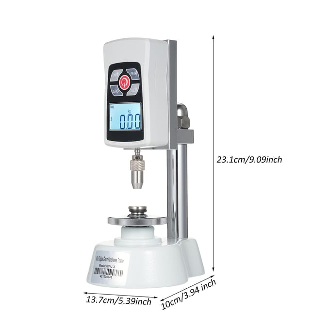 GWJ-3 Digitale Graanhardheidsmeter Mini Graan Durometer voor Zaad Voeder Paddy Rijst Graan grijs