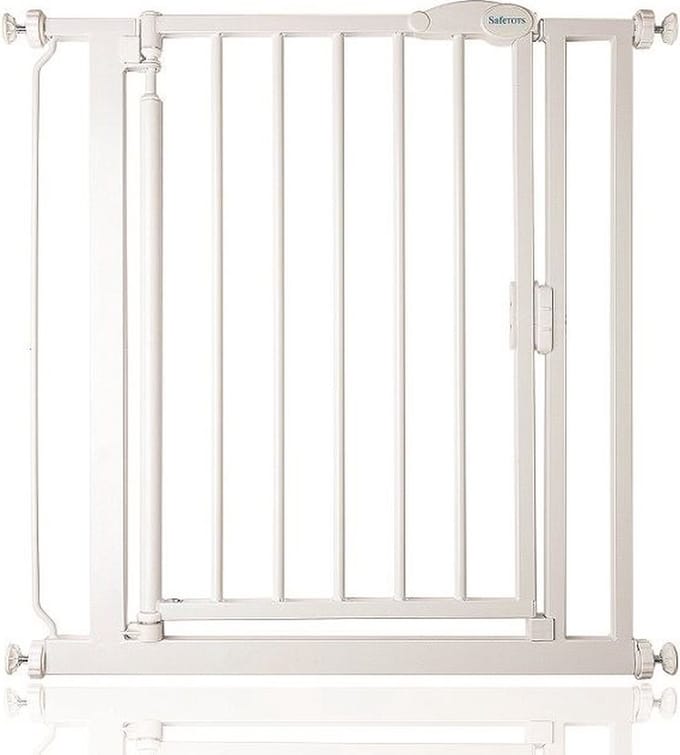 Safetots Self Closing Klemhek, Traphekje, 61cm - 66,5cm, Wit