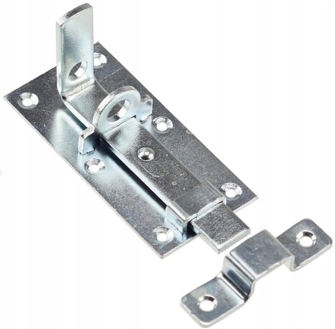 Zilverkleurige Deurschuif 100mm - Robuust & Weerbestendig