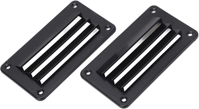 Ventilatierooster voor Camper en Boot - Stijlvol 2-delig ABS Rooster