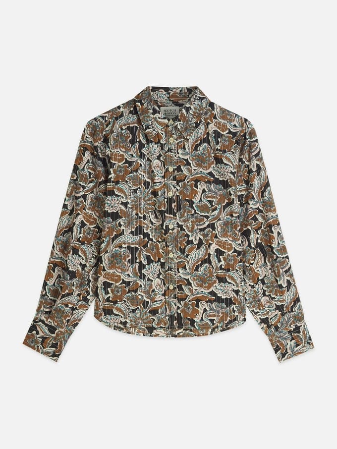 Scotch & Soda Printed Relaxed Fit Shirt