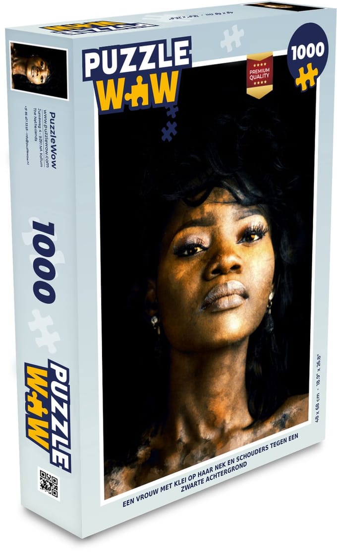Puzzel Vrouw - Kleur - Klei - Legpuzzel - Puzzel 1000 stukjes volwassenen