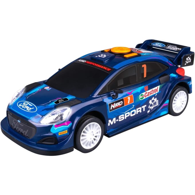 Nikko M-Sport Boost Mode Ford Puma Rally speelgoedauto 25 cm - Licht & geluid - Drift effect - vanaf 3 jaar