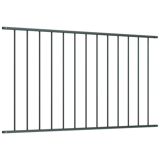 Panneau de clôture Woerden Acier thermolaqué 1,7 x 1 m Gris anthracite