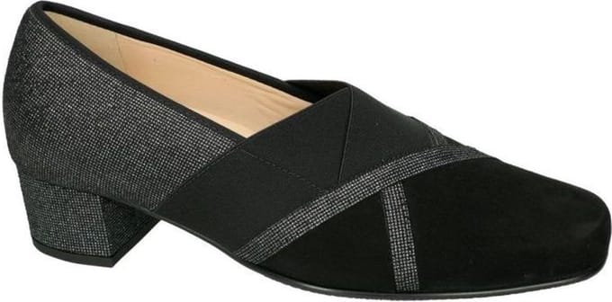 Hassia -Dames -  zwart - pumps & hakschoenen - maat 36