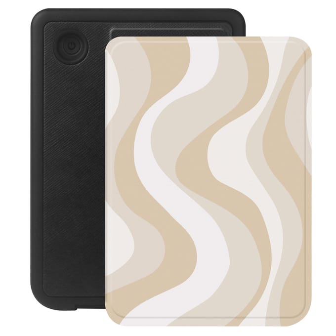 Selencia Vivid Bookcase voor de Kobo Clara Colour / Clara BW - Desert Waves Beige