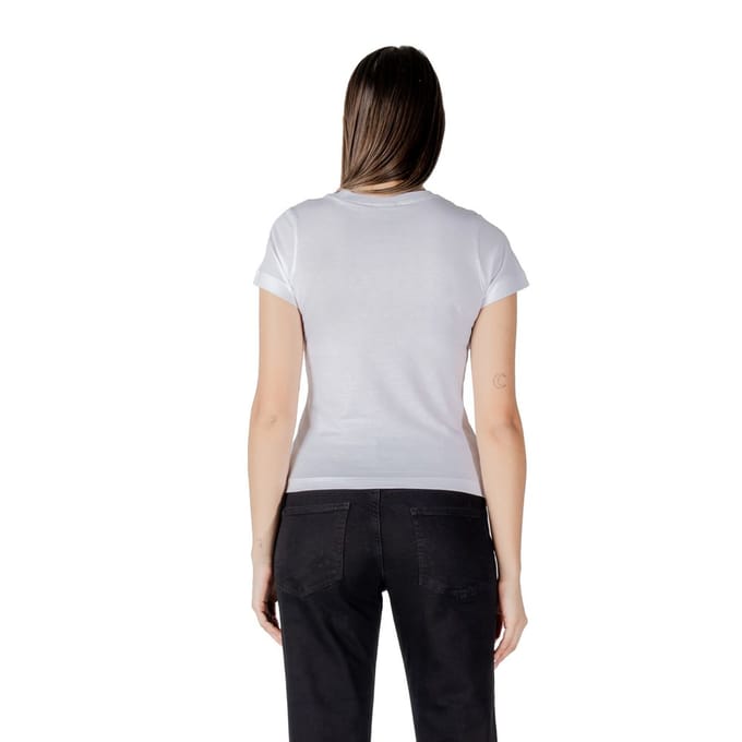 T-shirt met strass-steentjes, model 'NARCISO'