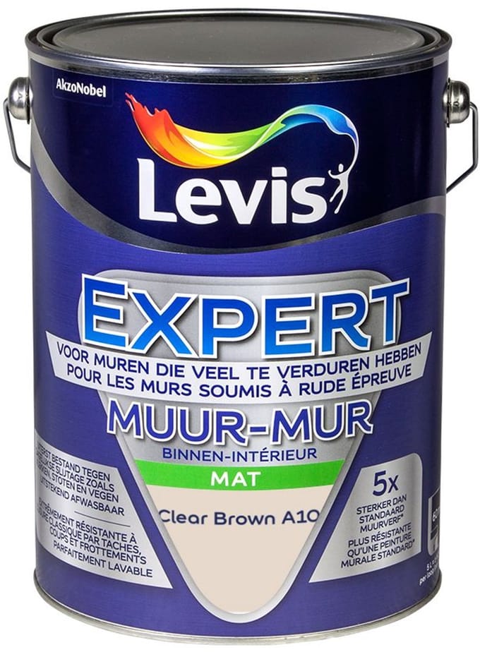Levis - Expert Muur Binnen Mix - Clear Brown A10 - Mengverf - 5 L