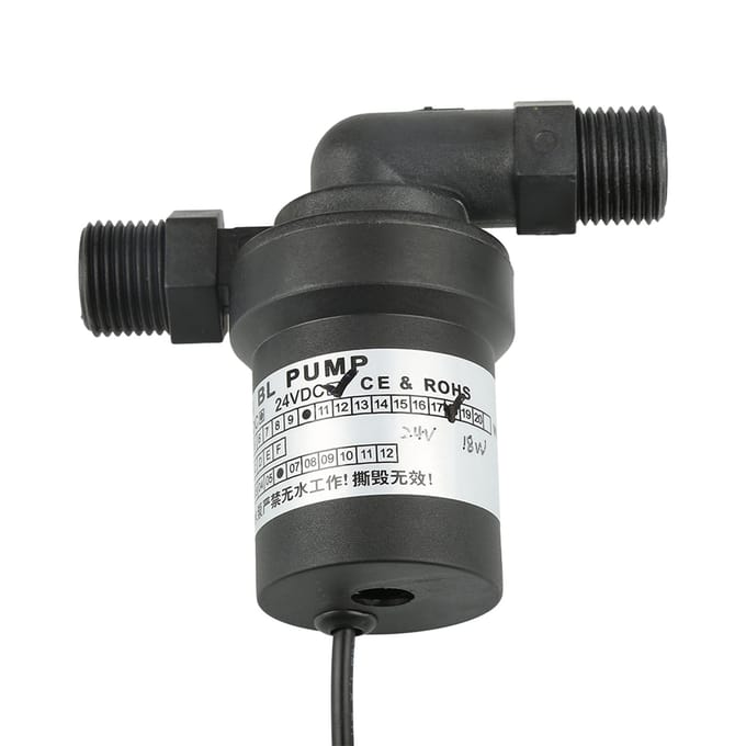 1 stuks DC24V 18W Warmwaterpomp Voor Zonneboiler Warme Circulatie