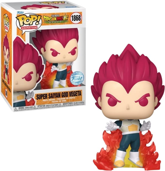 Funko Pop! Dragon Ball Super Broly - Super Saiyan God Vegeta #1868 Special Edition
