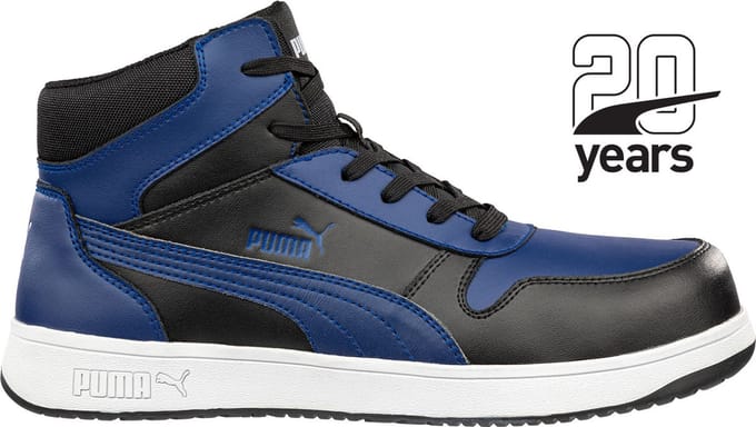 Puma Frontcourt S3L 630070 - Zwart/Blauw - 43