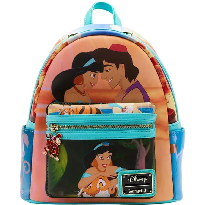Disney Loungefly Backpack Aladdin Jasmine Princess Scenes