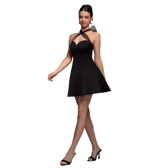 Skater jurk voor dames Goddiva Bella Mini