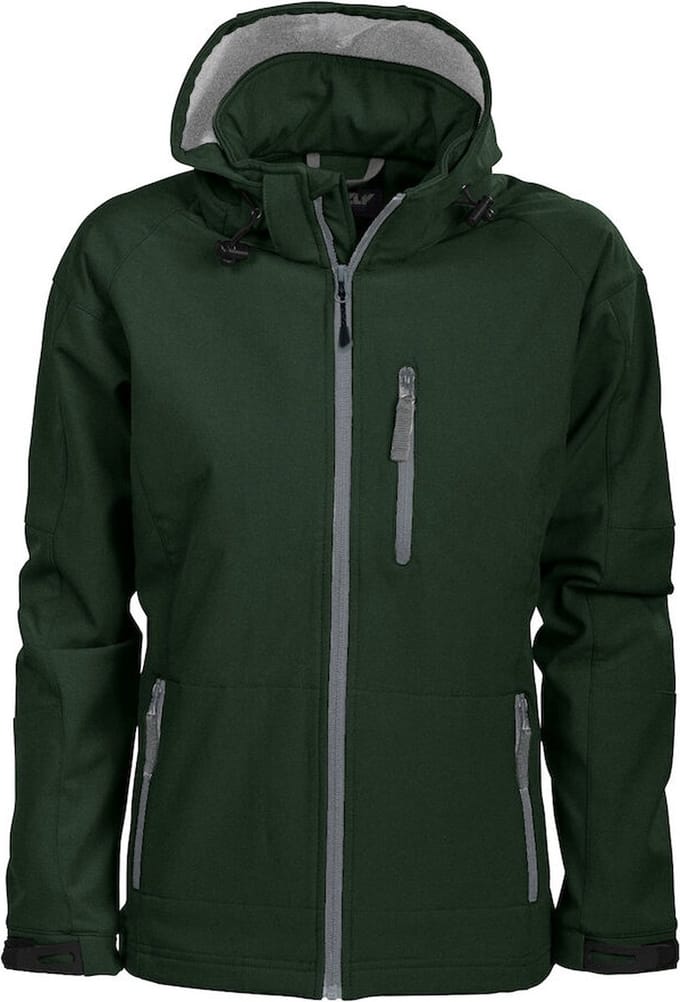 D.A.D SOFTSHELL TULSA LADY 150863 - Donker Groen - M