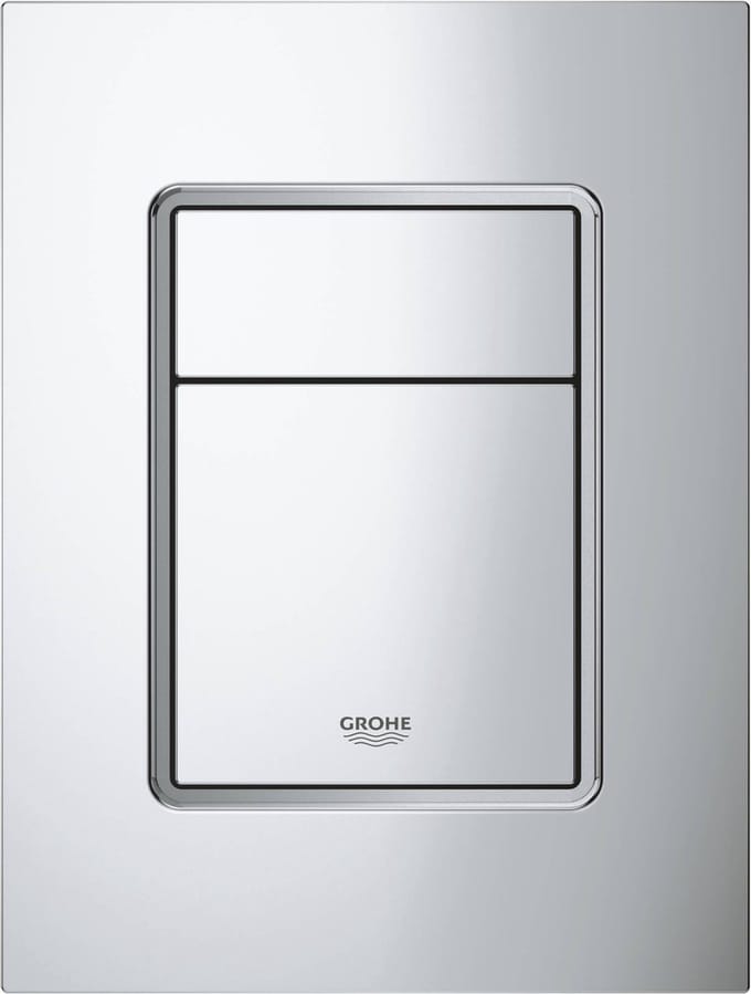 GROHE Skate S Cosmopolitan Bedieningspaneel Toilet - Dual flush - Chroom