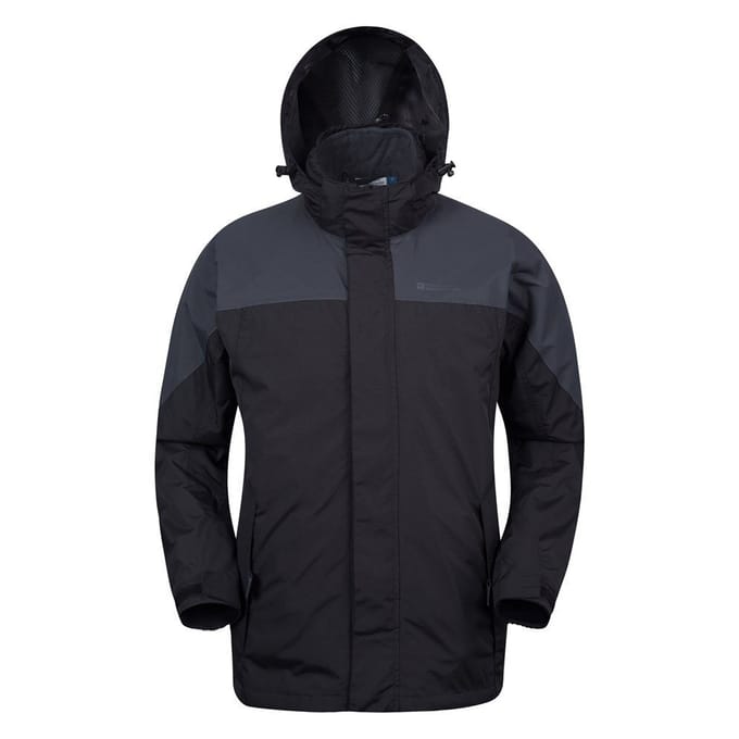 Mountain Warehouse Heren Storm 3 in 1 Waterdichte Jas (Grijs)