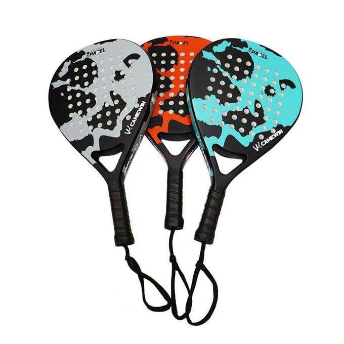 Strand rackets Druppelvormig Volledig Koolstofvezel Kooi Tennisracket Bord Net Racket