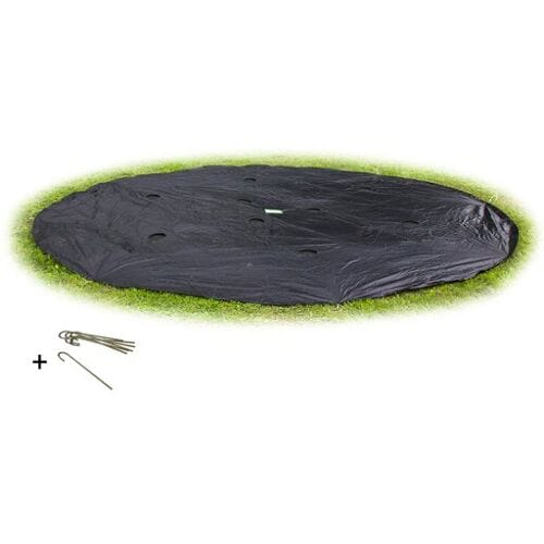 EXIT Groundlevel Trampoline Afdekhoes ø427cm - Trampoline Beschermhoes - Weerbestendig - Rond - Afdekzeil