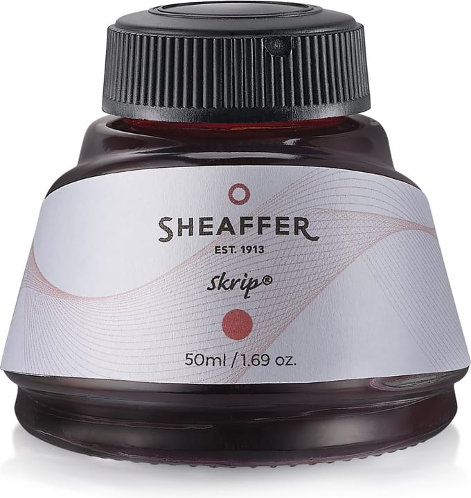 Sheaffer inktpotje - inhoud 50ml - rood