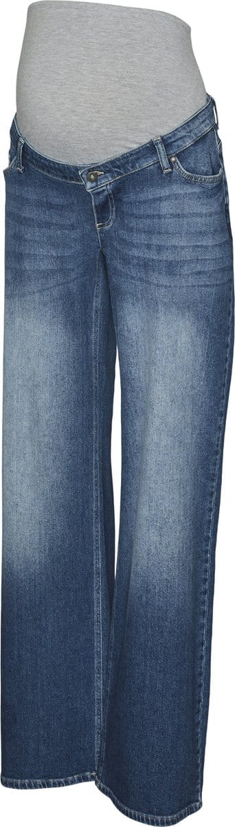 MAMALICIOUS - MLJADA LB WIDELEG JEANS - Dames - Jeans