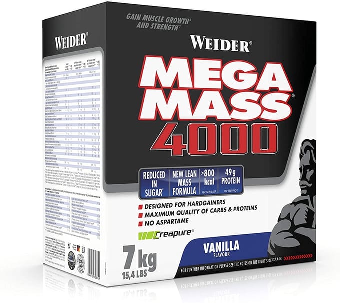 Weider - Mega Mass 4000 - 7000 Gram - Massgainer