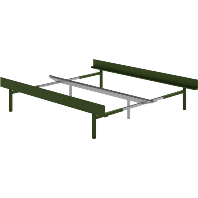 Moebe Bed 90-180 cm - pine green - Höhe 39 cm