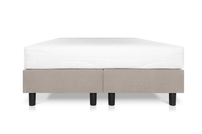 Boxspring Student Basic Beige - 130x190 cm - Pocket matras 7-zones