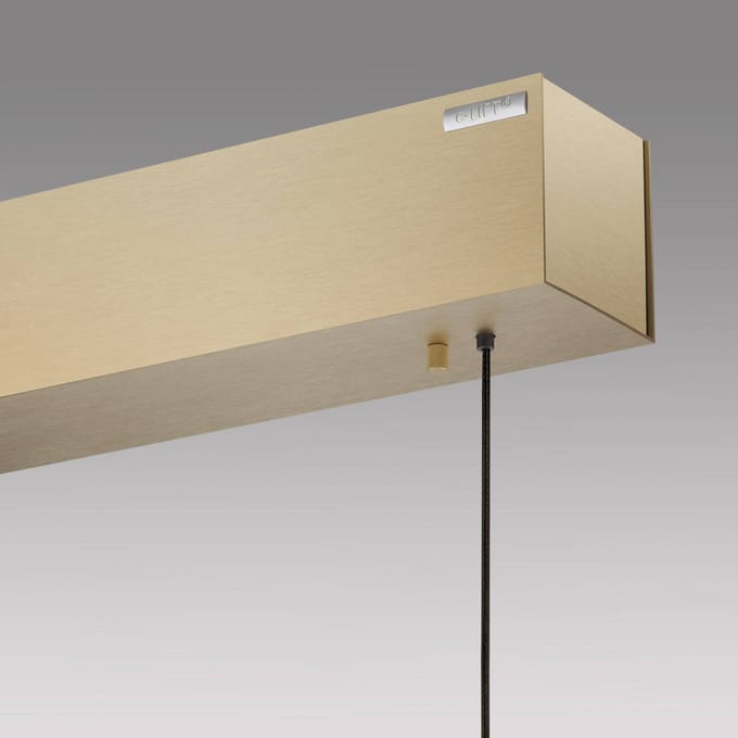 LED hanglamp PURE E-Motion, imperial gold, CCT