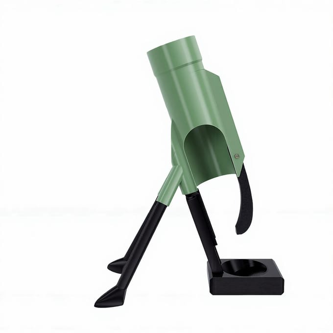 Mortier Bierflesopener Heavy Duty Legering Leuke Bierflesdop Lanceerder voor Huisbar Camping Feest Bierfles Mortier gray
