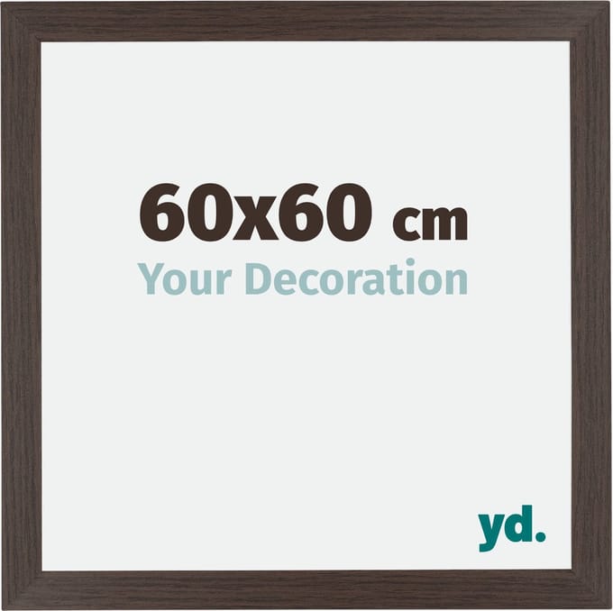 Your Decoration - Fotolijst 60x60 cm - MDF - Eiken Donker - Mura