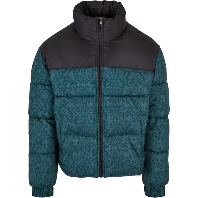 Urban Classic Aop Retro Jas Groen