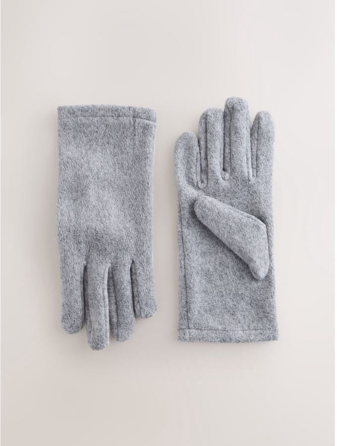 Next - Dames - Fleece handschoenen - Grijs