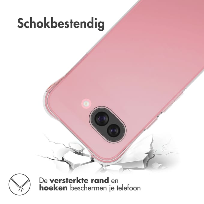 imoshion Hoesje - Geschikt voor Google Pixel 9a - Shockproof Case - Transparant