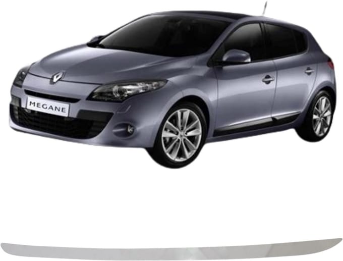 Achterklep randafwerking roestvrij staal chroom Renault Megane 3 HB 2010-2015