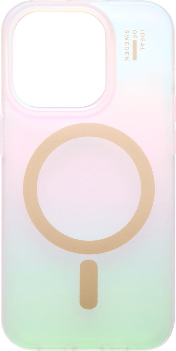 iDeal of Sweden Clear Case Mid MagSafe geschikt voor Apple iPhone 15 Pro Max Shimmer