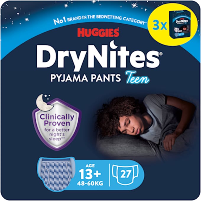 Huggies Drynites teen 13+kg boy 9 Stuks