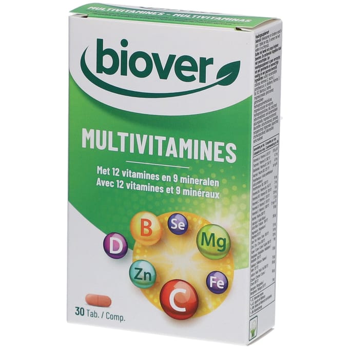 Biover Multivitamine 30 Gecomprimeerde tabletten