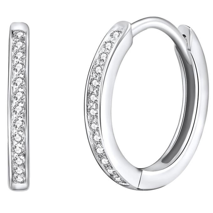 Rafaela Donata klapoorring - Sterling zilver - zilver