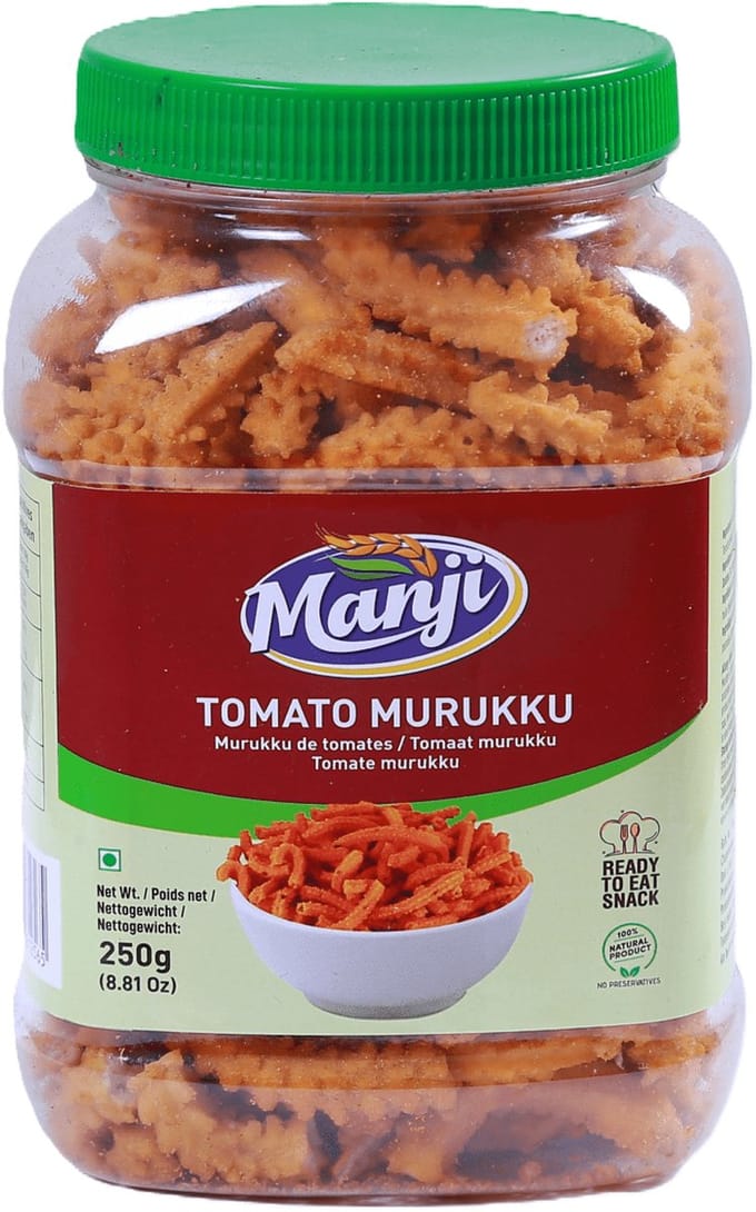 Manji - Tomaat Murukku - Snack - 250 g