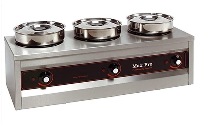 MaxPro foodwarmer - 3 pannen