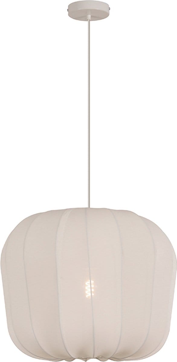 Olucia - DEBORAH - Hanglamp - Wit - Vorm: Ovaal