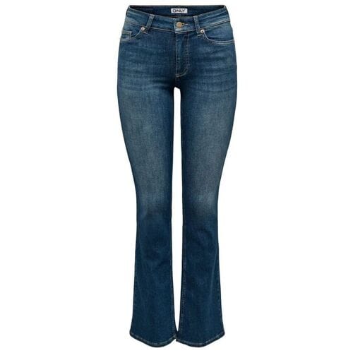 Bootcut Jeans Only 15353700 BLUSH MID FLARED-DARK BLUE DENIM