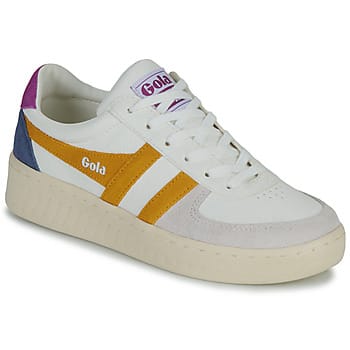 Gola dames sneaker Grandslam Trident wit geel