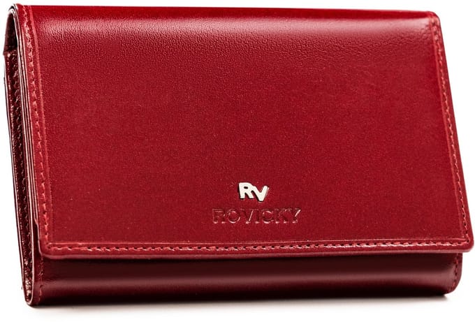 Leren portemonnee RV-27079-BCA-9428 Rood