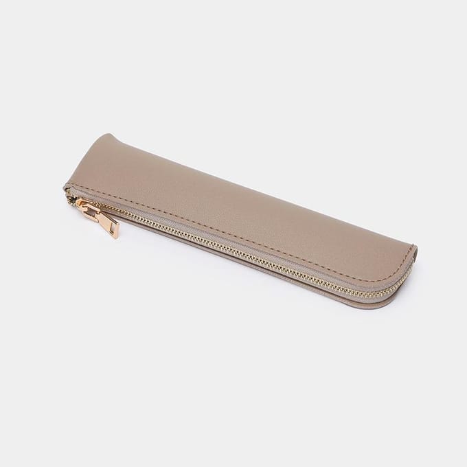 Etui, Vers Leder Mini Etui, Creatief en Eenvoudig Ontwerp, Capaciteit 3-4