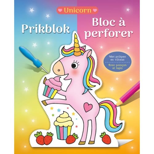 Unicorn Prikblok Educatieve boeken (spelletjes en raadsels)