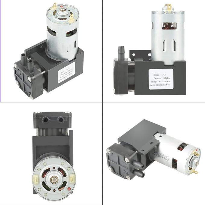 Mini DC Luchtvacuümpomp 12V 42W -85 kPa voor Diverse Toepassingen