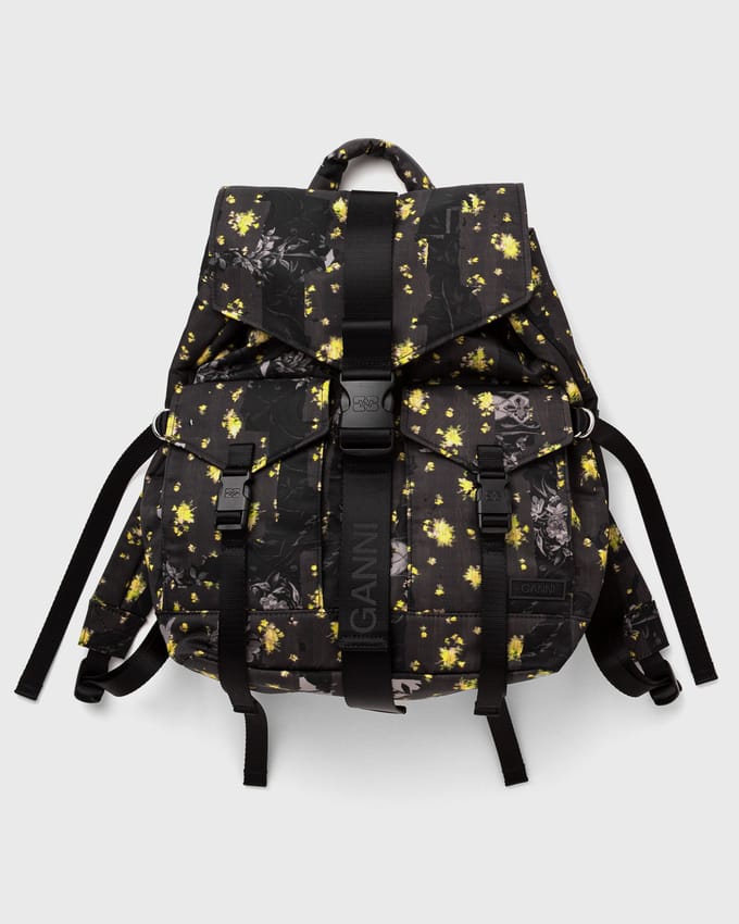 Re-Tech Printed Nylon Backpack