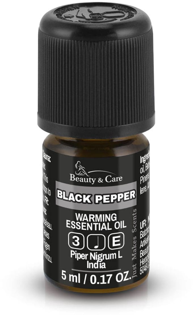 Zwarte Peper etherische olie - Beauty & Care - 5 ml. new