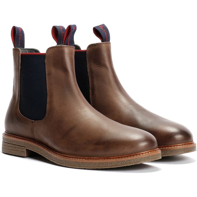 Ben Sherman Walker Chelsea Leren Heren Bruine Boots